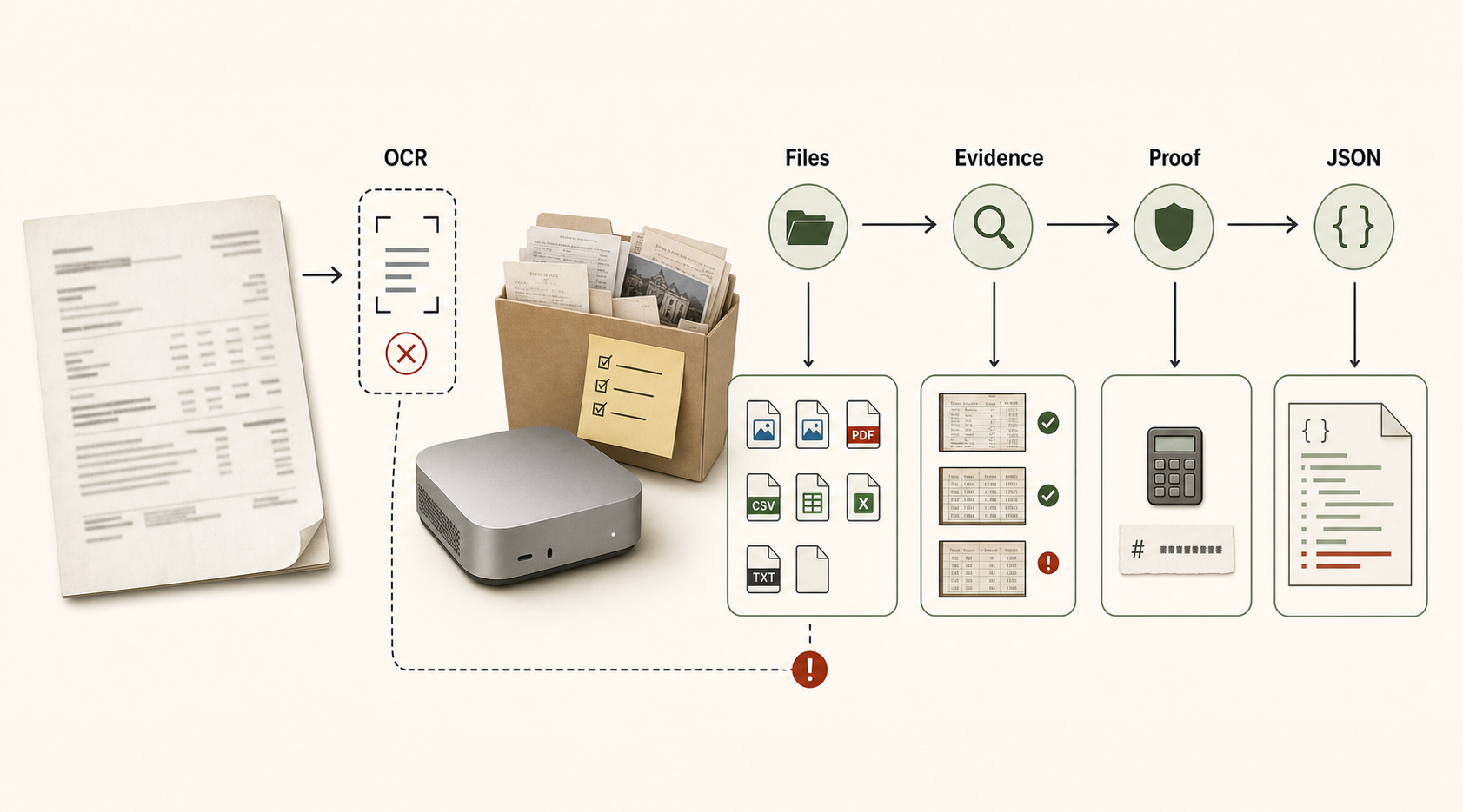 Paperwork benchmark framing benchmark note infographic